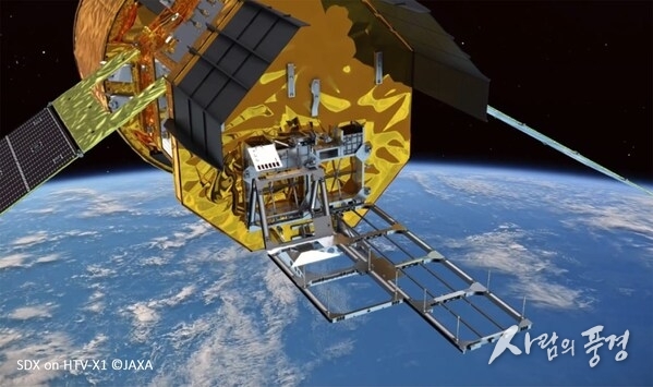 SDX on HTV-X1 ©JAXA