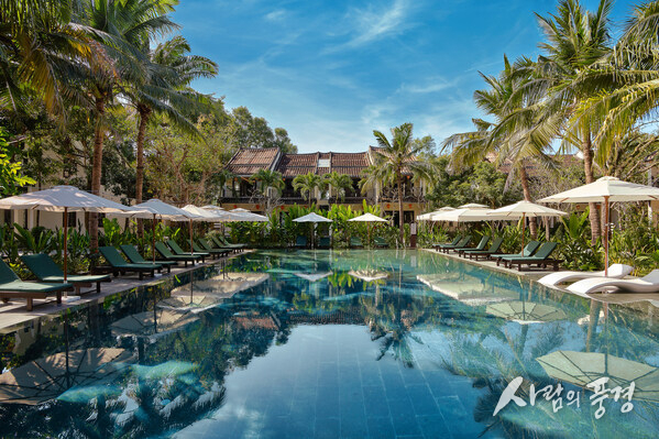 호이안 중심부에 자리 잡은 고즈넉한 마을 휴양지